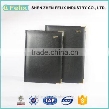 Buy Direct From China Wholesale Leather Gold Edge Agenda Notebook