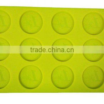 silicone EURO coin 3D chocolate mould