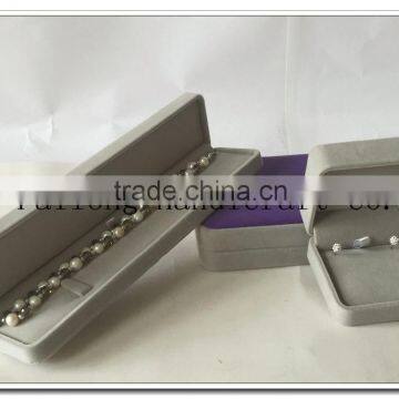 Flocking Jewelry Boxes Purple Jewelry Packing Wholesale Box Equitable Price