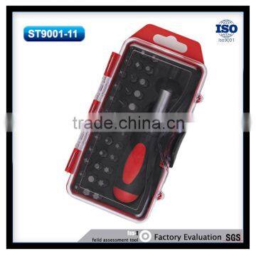 International Hardware Screwdriver Type Bit Tool Set and Ratchet Handle