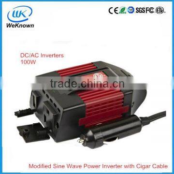 100W C ETL Us Approved Power Inverter with Cigar Cable