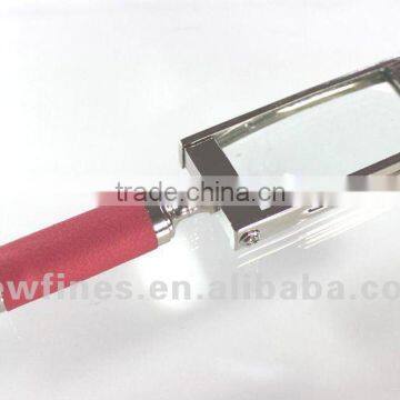 Magnifier,Square metal frame magnifier,rectangle handle magnifier