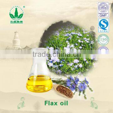 GMP CERTIFIED Factory supply organic flax seed oil