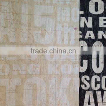 Letters Modern Decorative Wallpaper photo-2