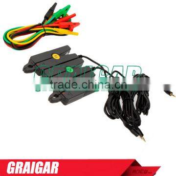 Uni-T Ut267b Auto 3 Three Clamp Digital Phase Meter Va Volt Ammeter Power Factor Tester Power Meter W Rs-232 & Lcd Backlight photo-4