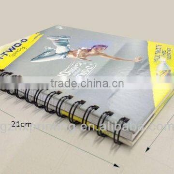Hard Cover Notebook Customize Spiral School Notebook
