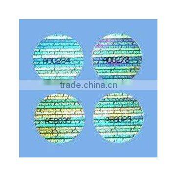 security hologram sticker