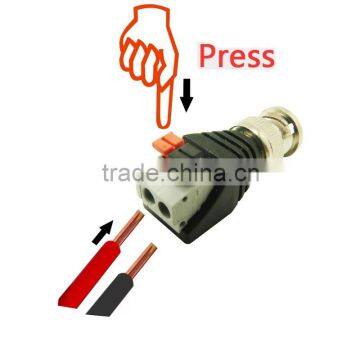 CCTV Security Camera BNC Plug Connector Adapter