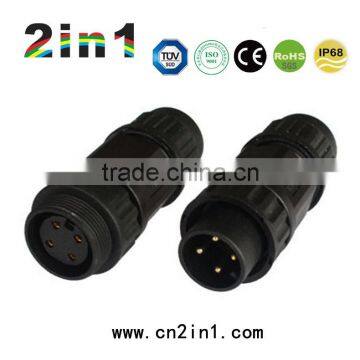 260A 4Pin IP68 Soldering Electric Cable Wire Waterproof Connector
