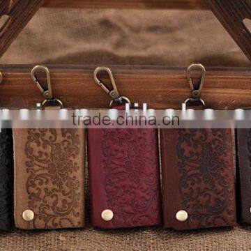 100% Fashion New genuine leather car key holder