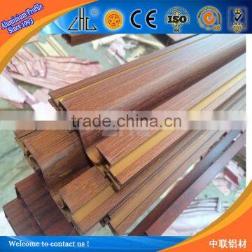 Hot! Direct factory wooden window frames designs/ aluminum transom window/ extruded wood profile aluminum window