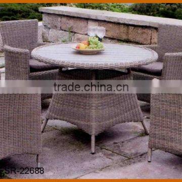 Patio Coffee Table Chair Rattan