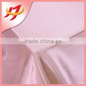 Chinese banquet church crinkled table cloth fiber optic table cloth for wedding