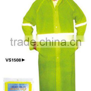 hi-vis raincoat