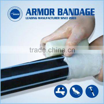 Industrial Black Color Armor Belt Manufacturer Direct Support Fiberglass Fix Armored Cast Wrap Tape