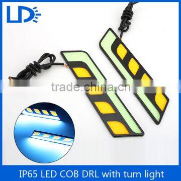 2016 Universal High Power White Car Auto LED Daytime Running Light Automobiles COB Day Lights Metal DRL COB Decoration Light