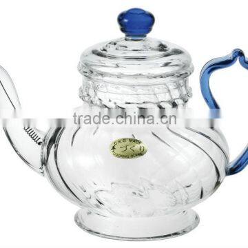 From the latest design of glass manufacturers flower lid glass kettle