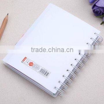 Sprial Binding Paper Notebook With Die Cut/Pvc Hollow Cover Notebook photo-2