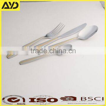 24pcs Spoon Fork Knife Cutlery Vintage Stainless