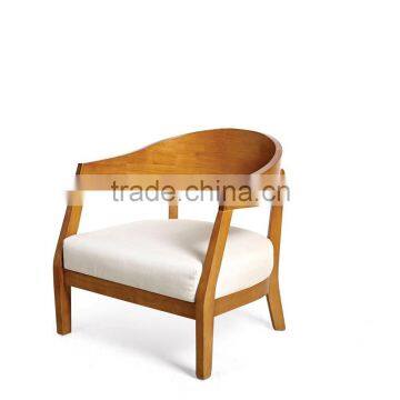 Simple design coffee shop chair/hotel room chair/wooden deck chair for sale