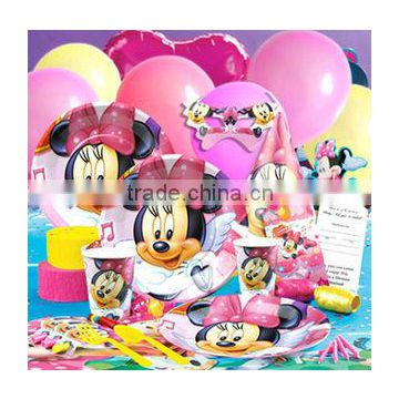 Themed Girls Birthday Party Supplies & Decorations Minnie Mouse Party Supplies themed plates, napkins, cups, and party kits.