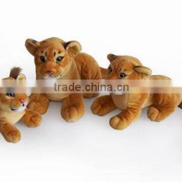 factory wholesale realistic lying lioness plush toys stuffed animal toys plush jungle animal toy plush lioness