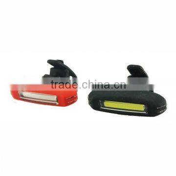 USB rechargeable cob led bike light