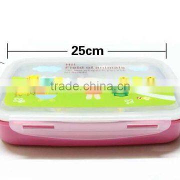 2015 Stainless Steel bento lunch box,High food grade #18/10