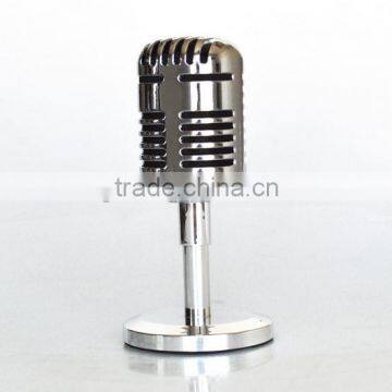 Home KTV Bluetooth 10 meters transfer metal material acoustic retro microphone Bluetooth speaker