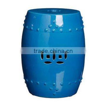 Blue Color Side Table Garden Furniture Home Decorative Items Metal Furniture