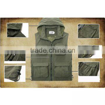 Godspeed OEM Pocket Sleeveless Photographer Vest Jacket