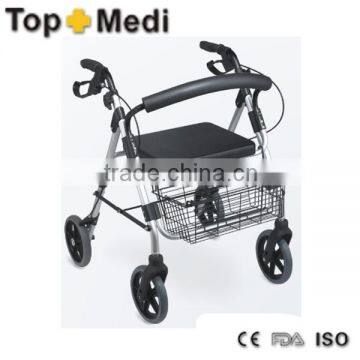 Rehabilitation Therapy Supplies lightweight disable rollator with hand brake