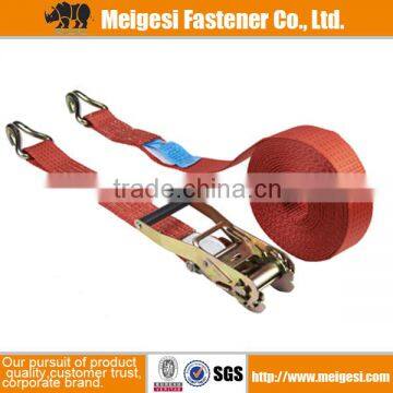 Supply All Sizes Colored Stronge Polyester With Steel Hook Ratchet Tie Down
