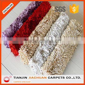 noodle shiny chenille non slip bathroom floor mat