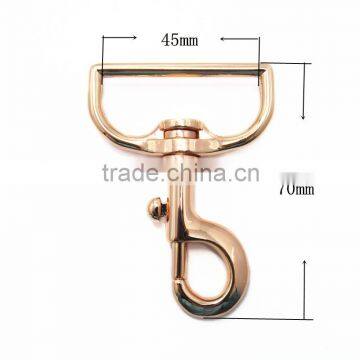 1.25 Inch High Quality Solid Brass Swivel Hook Brass Dog Clip