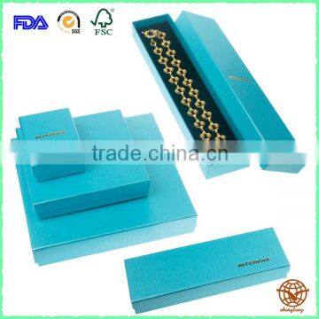Fashionable Luxury Custom PrintedJewelry Box With Hot Stamping Logo