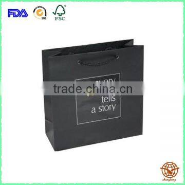 Wholesale shopping bag with handle ,low cost paper bag