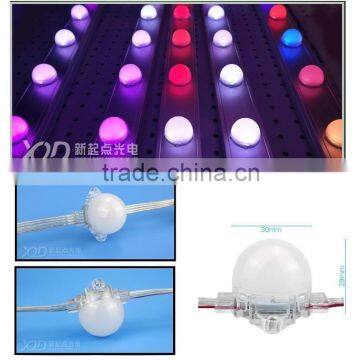 30mm DC12v addressable 3leds color pixel led