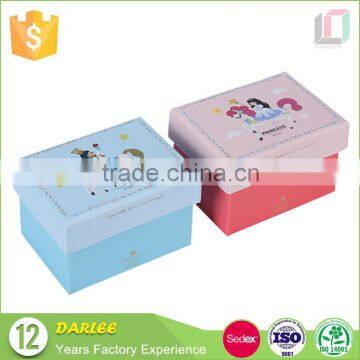 Darlee fancy empty christmas decorative cardboard boxes for gifts