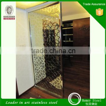 Mirror Color Laser Cut Stainless Steel Sheet for Screen Home Decoration