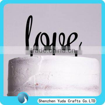 Love Shaped Design Wedding Cake Topper