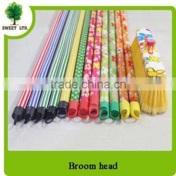 Beautiful color design plastic brooms sweeping broom with soft bristle