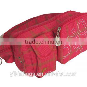 Red High Quality Fashion Black Waist Bags WB008 photo-3