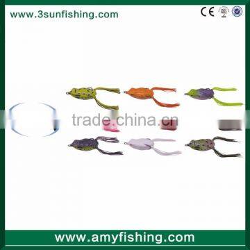 New Style Artificial Plastic Frog Lure for fishing