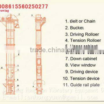 Belt Bucket Elevator, Ring Chain Bucket Elevator, Plate Chain Bucket Elevator photo-2