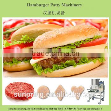 Hamburger meat pie forming machine