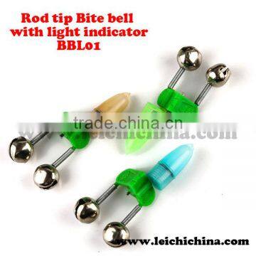 light indicator bite bell rod tip fishing bell