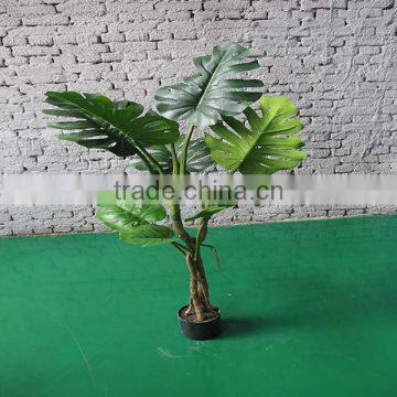 Good Decoration for Indoor/outside Artificial Plant Bonsai Monstera photo-3