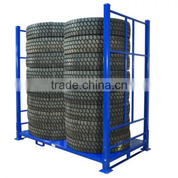 customized industrial usage steel stack tire rack