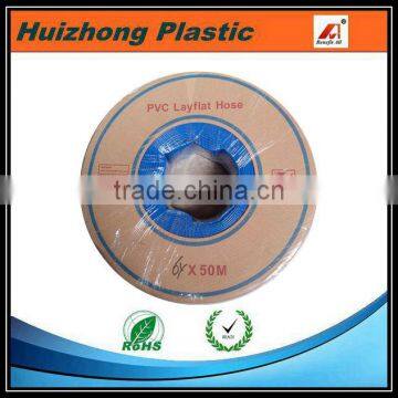 PVC Material and ISO9001:2008 Standard lay flat irrigation hose